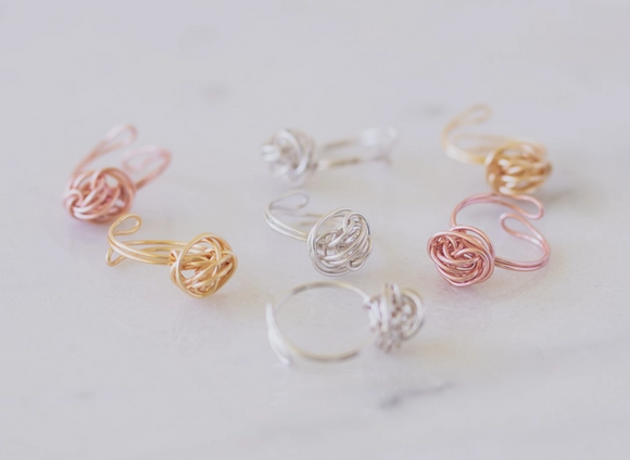 Wrapped Wire Adjustable Ring
