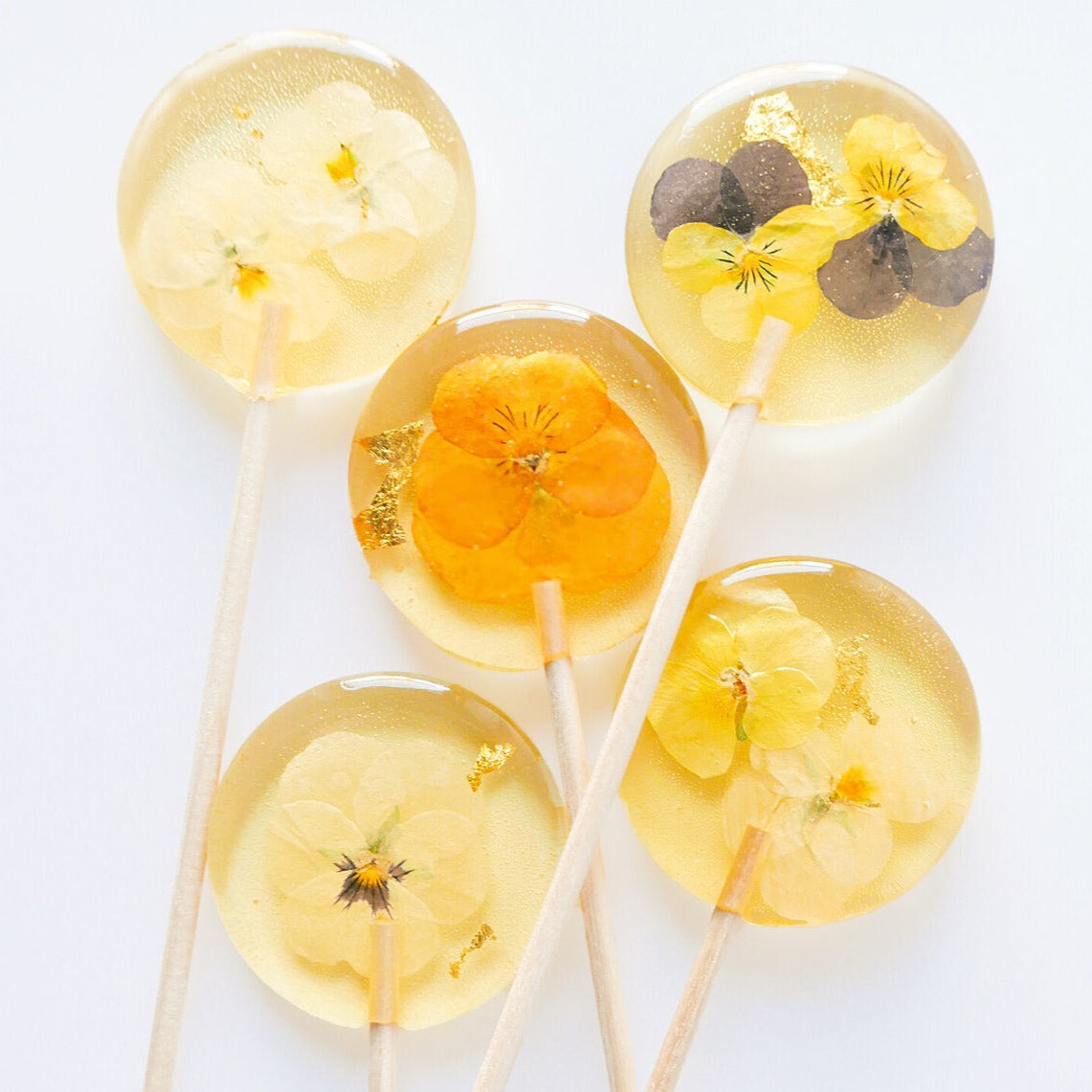 Gold Lollipops: Luxurious lollipops made with edible gold