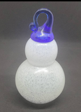 Glass Snowman Ornament by Irene Szarek