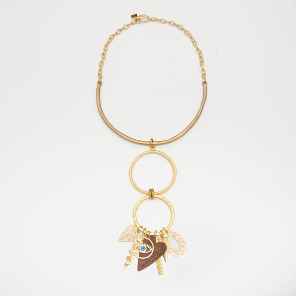 Nevelson X Wind Sundial</br>Necklace / Earrings