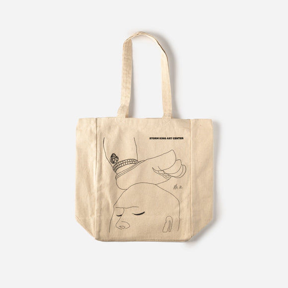 <i>Three Legged Buddha</i> Inspired Tote Bag