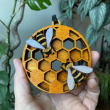 Layered Wood Ornament by Peony + Bee