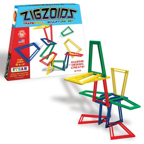 ZigZoids: Trapezoidal Sculpture Set