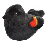  Black bird stuffed animal with bird sound