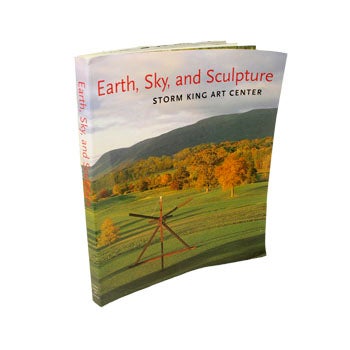 Coffee table book with Storm King Art Center landscape on cover.