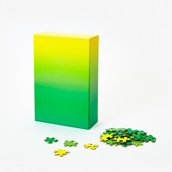 Original Gradient puzzle box: green-yellow.