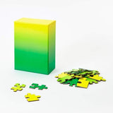 Small Gradient puzzle box: yellow-green.