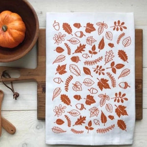 Fall Leaf Tea Towel