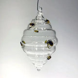 Glass Beehive Ornament by Sage Studio
