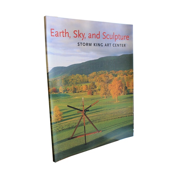 Softcover book containing three personal essays about Storm King Art Center. Sculpture photo on cover.